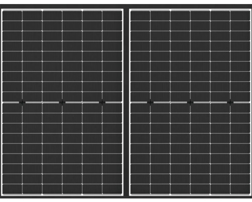 Zwei Solarmodule zur Stromerzeugung.