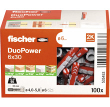 Fischer DuoPower Dübel 6x30, 100er-Pack