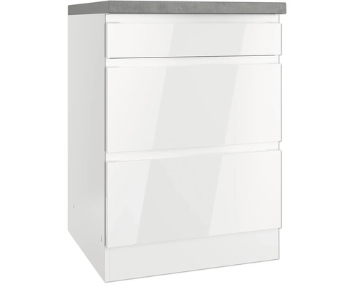 Unterschrank mit Schubladen und Arbeitsplatte