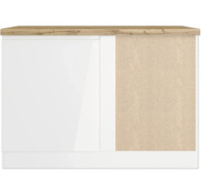 Unterschrank mit einer Tür und einer offenen Seite