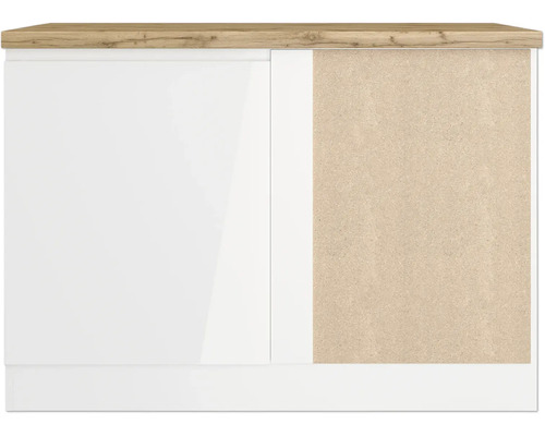 Unterschrank mit einer Tür und einer offenen Seite