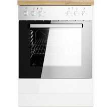 Einbauherd mit Glaskeramikkochfeld und Bedienfeld oben