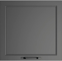 Graue Möbel- oder Schranktür mit Griff