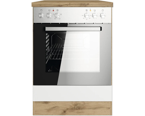 Einbauherd mit Bedienknöpfen und Sichtfenster