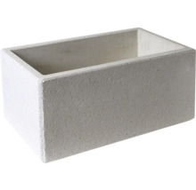 Rechteckiger Pflanzkasten aus Beton