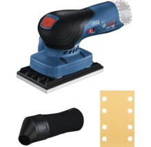 Bosch Exzenterschleifer mit Staubabsaugung und Schleifpapier