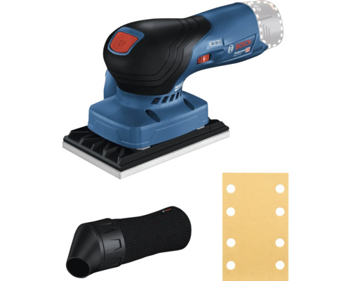 Akku-Schwingschleifer Bosch Professional GSS 12V-13, ohne Akku und ohne Ladegerät Bosch Exzenterschleifer mit Staubabsaugung und Schleifpapier
