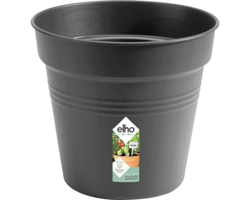 Anzuchttopf Kulturtopf elho Green Basics Kunststoff Ø 21 H 19 cm schwarz