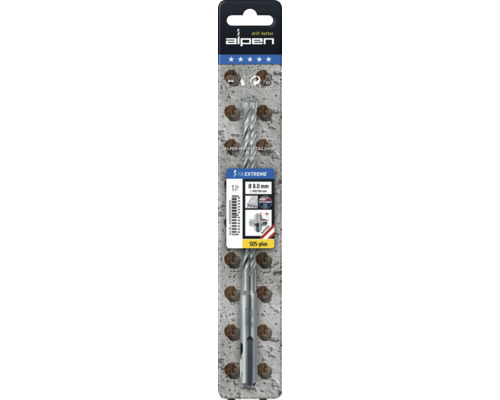 Alpen F8 Extreme SDS-plus Bohrer, Durchmesser 8.0 mm