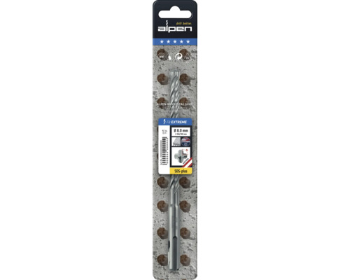 Alpen F8 Extreme SDS-plus Bohrer, Durchmesser 8,0 mm