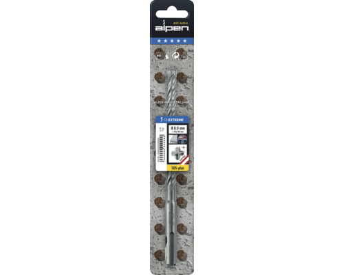 Alpen F8 Extreme Hammerbohrer, Durchmesser 8 Millimeter