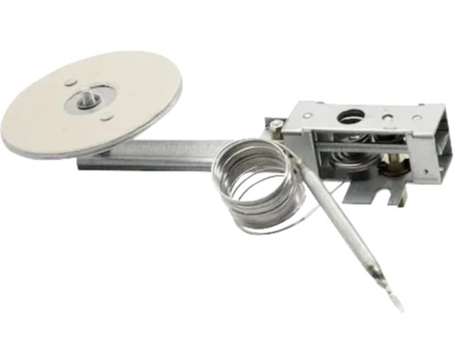 Thermostat mit rundem Sensor, Spirale und Metallsockel