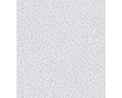 PVC-Boden VLB ARTIFACT 591 grau silber 400 cm breit (Meterware) Fliesenmuster mit quadratischen Mosaiksteinen