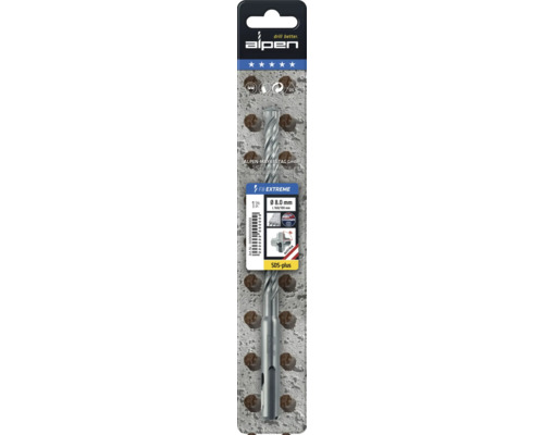 Alpen F8 Extreme Bohrer 8 Millimeter Durchmesser SDS-Plus Aufnahme