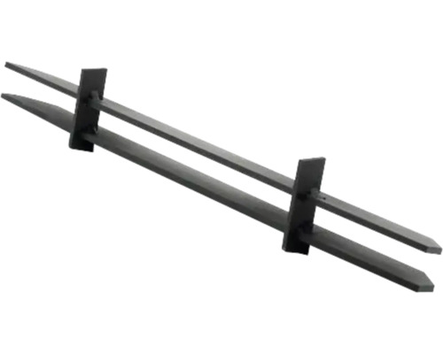 Doppelter Zaunriegel aus Metall