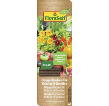 FloraSelf Düngestäbchen für Kräuter und Gemüse, 30 Stück