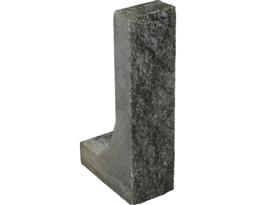 L-Stein Winkelstein iMount Passion basalt 16 cm x 8 cm x 60 cm Fußtiefe = 30 cm