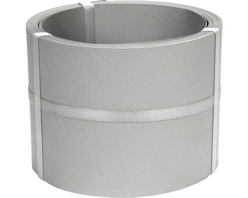 Beeteinfassung Rasenkante Steinoptik Stärke 0,5 mm 10 m x 15 cm Stahl Dichtungsband aus Kunststoff auf Rolle