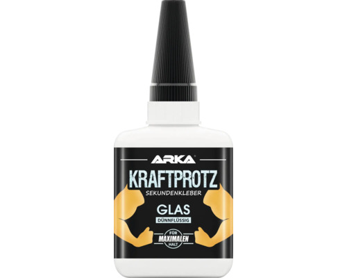 ARKA Kraftprotz Sekundenkleber Glas dünnflüssig 50 g Arka Kraftprotz Sekundenkleber für Glas