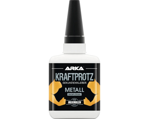 ARKA Kraftprotz Sekundenkleber Metall dickflüssig 50 g Arka Kraftprotz Metall Sekundenkleber, dickflüssig