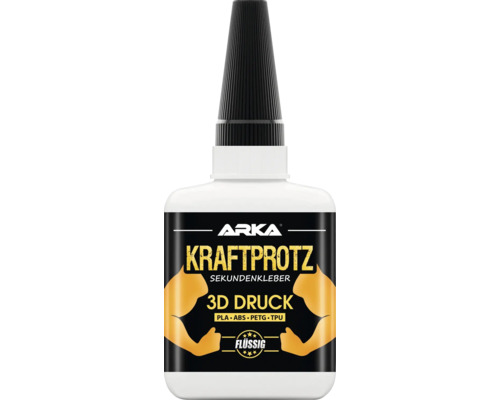 ARKA Kraftprotz Sekundenkleber 3D-Druck flüssig 50 g