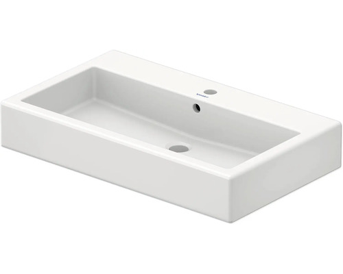 Waschtisch Duravit Vero eckig 80x47 cm weiß