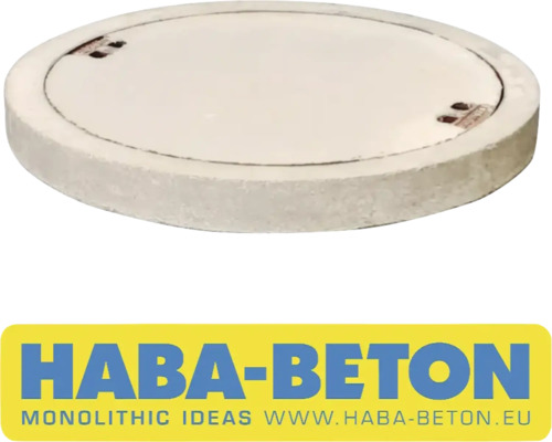 Runde Revisionsschachtabdeckung aus Beton