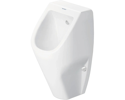 Urinal Duravit D-Code ohne Spülrand mit Spüldüse Zulauf von hinten 0829300000 weiß Weißes Urinal für den Sanitärbereich.