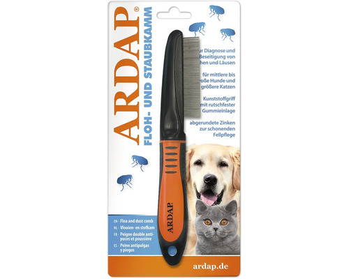 ARDAP Floh- und Staubkamm für Hunde und Katzen