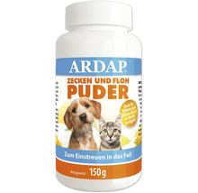 ARDAP Zecken und Floh Puder zur Anwendung am Tier, 150 Gramm Nettogewicht