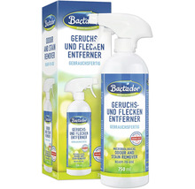 Bactador Geruchs- und Fleckenentferner 750 ml Flasche und Verpackung