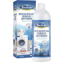 Bactador Wäschespülung Geruchsentferner für alle Textilien, 1 Liter Flasche und Verpackung