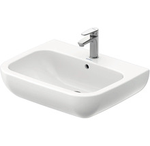 Waschtisch Duravit D-Code halbrund 65x50 cm weiß