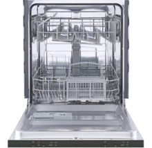 Innenansicht eines Geschirrspülers mit herausgezogenen Körben.