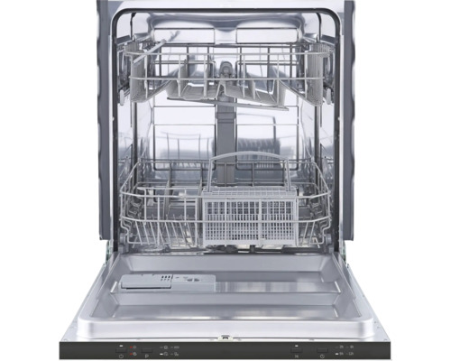 Innenansicht eines Geschirrspülers mit herausgezogenen Körben.