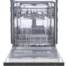 Geöffneter Geschirrspüler mit Geschirrkörben