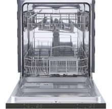 Geöffneter Geschirrspüler mit Körben