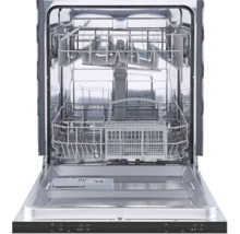 Innenraum eines Geschirrspülers mit herausgezogenen Spülkörben