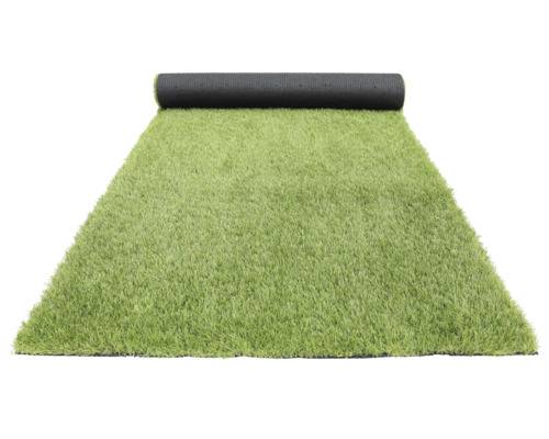 Kunstrasen teilweise ausgerollt