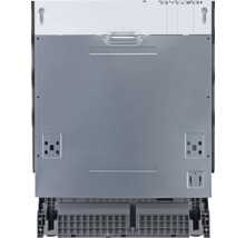 Rückansicht eines Geschirrspülers mit Details zur Installation