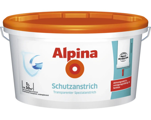 Eimer Alpina Schutzanstrich transparenter Spezialanstrich