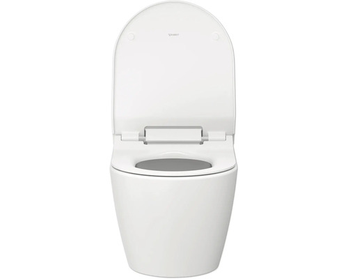 Wand-Tiefspülklosett mit offenem Spülrand und WC-Sitz