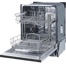 Offener Geschirrspüler mit zwei Geschirrkörben