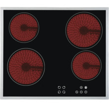 Glaskeramikkochfeld mit vier Kochzonen