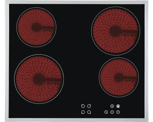 Glaskeramikkochfeld mit vier Kochzonen