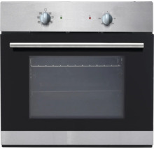 Einbauofen mit Bedienknöpfen und Glastür