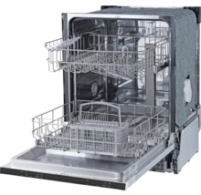 Offener Geschirrspüler mit Geschirrkörben