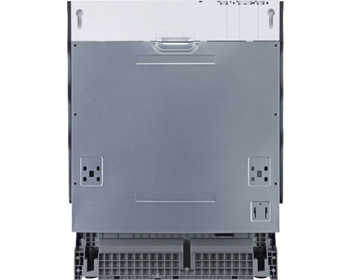 Rückansicht eines Geschirrspülers zur Installation in der Küche