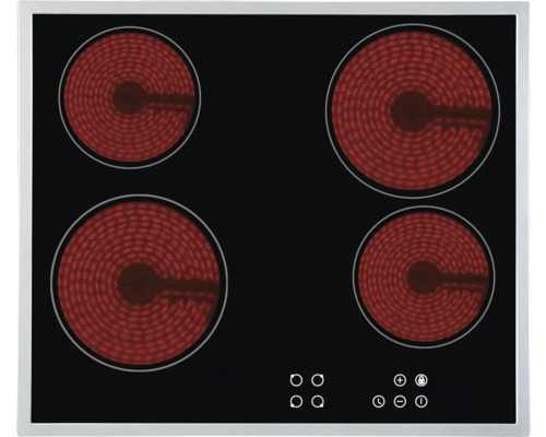 Glaskeramikkochfeld mit vier Kochzonen