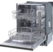 Offener Geschirrspüler mit Geschirrkörben